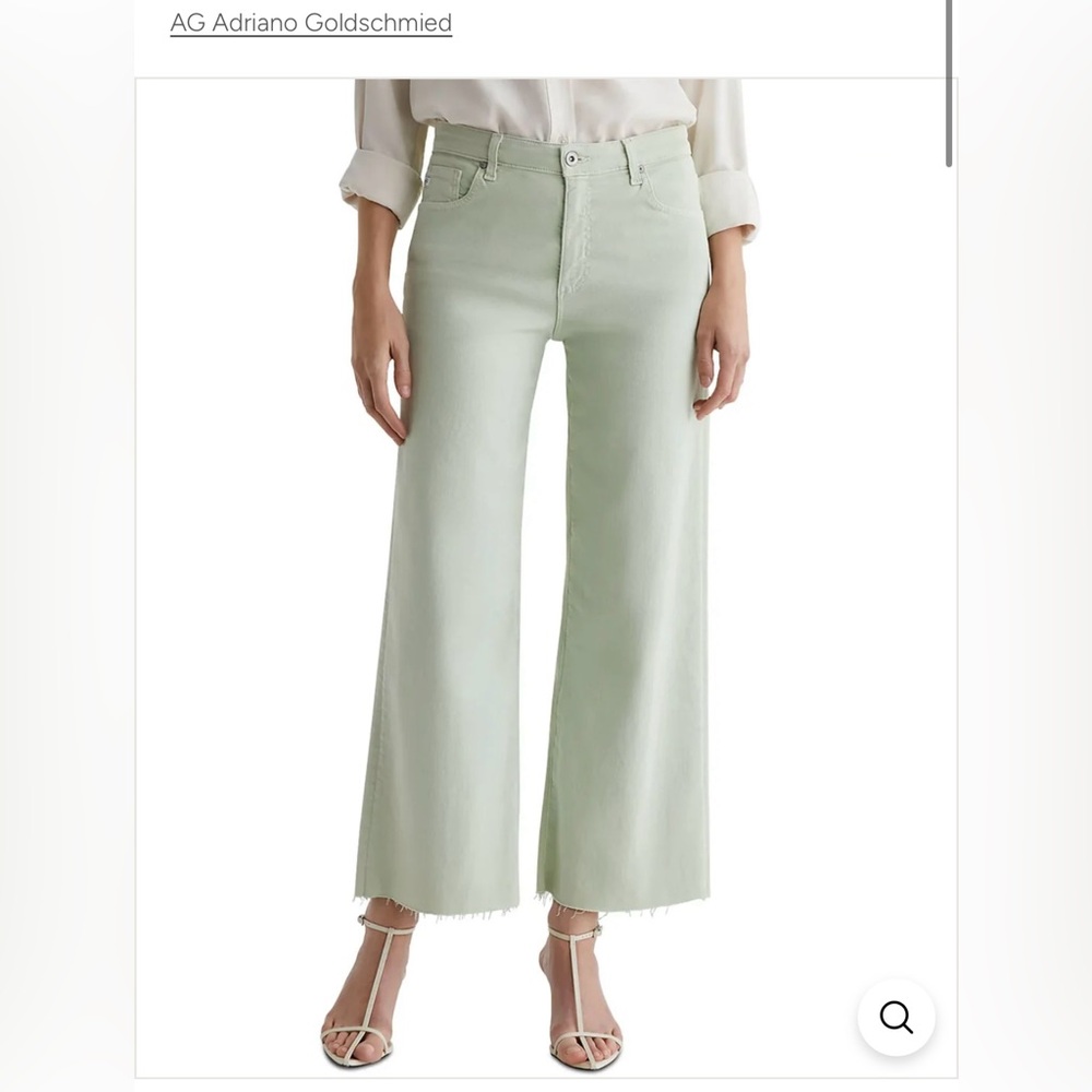 AG Adriano Goldschmied Saige Wide Leg Crop Jeans. New with tags.
